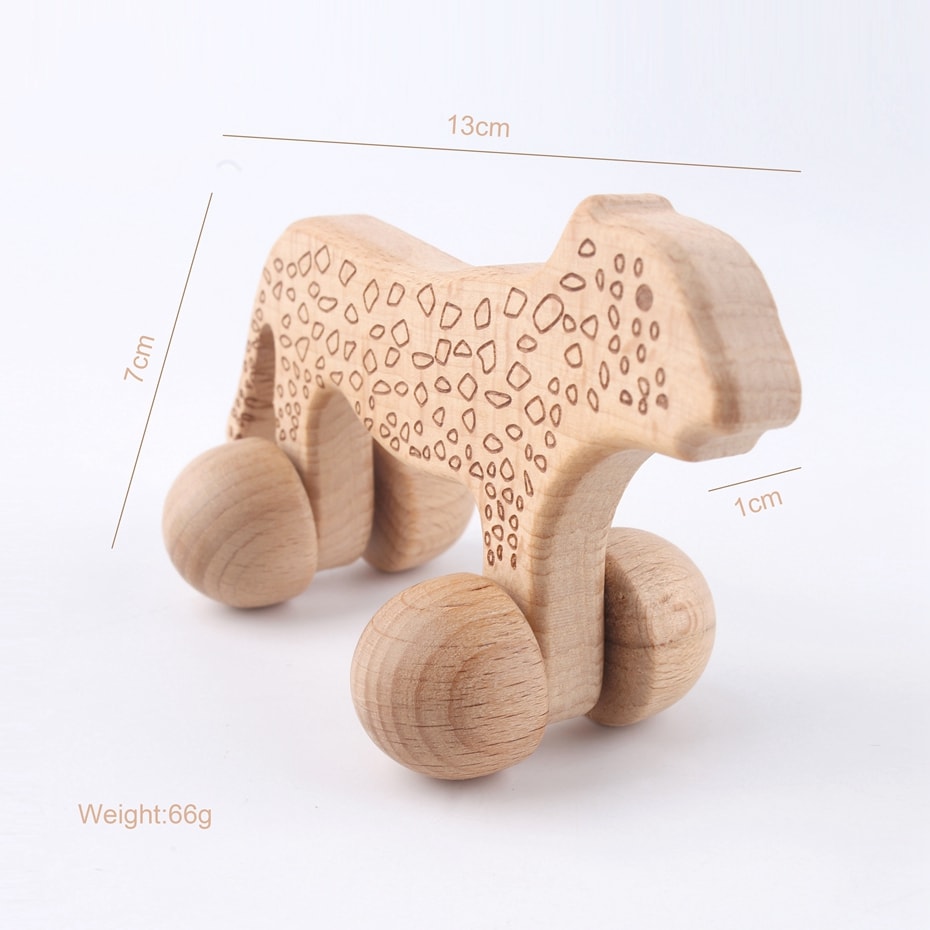 Puzzle Wooden Baby Rattle